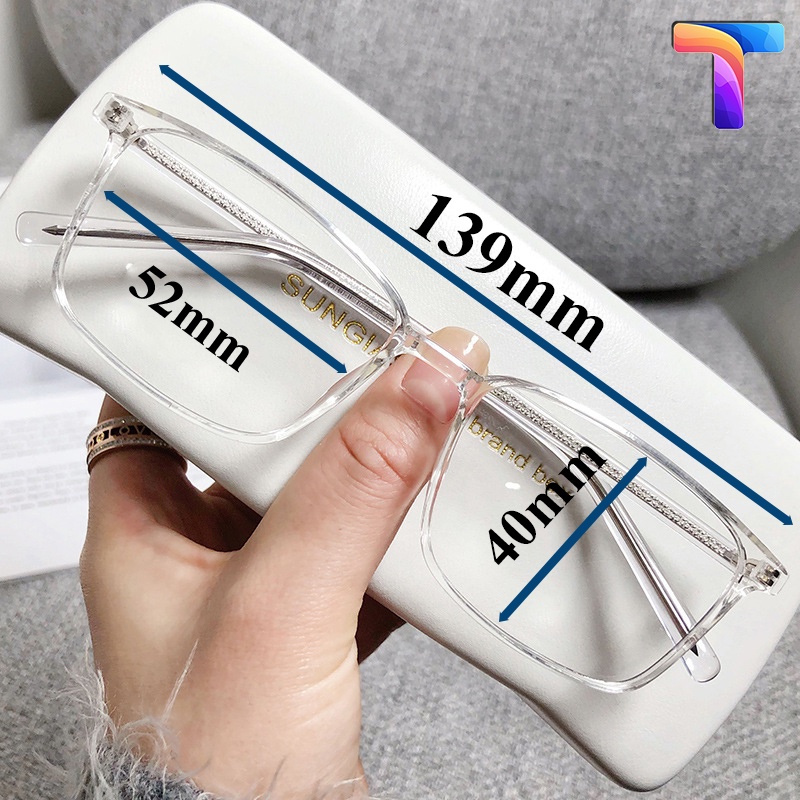 Mắt kính chống ánh sáng xanh vuông nam nữ 8188