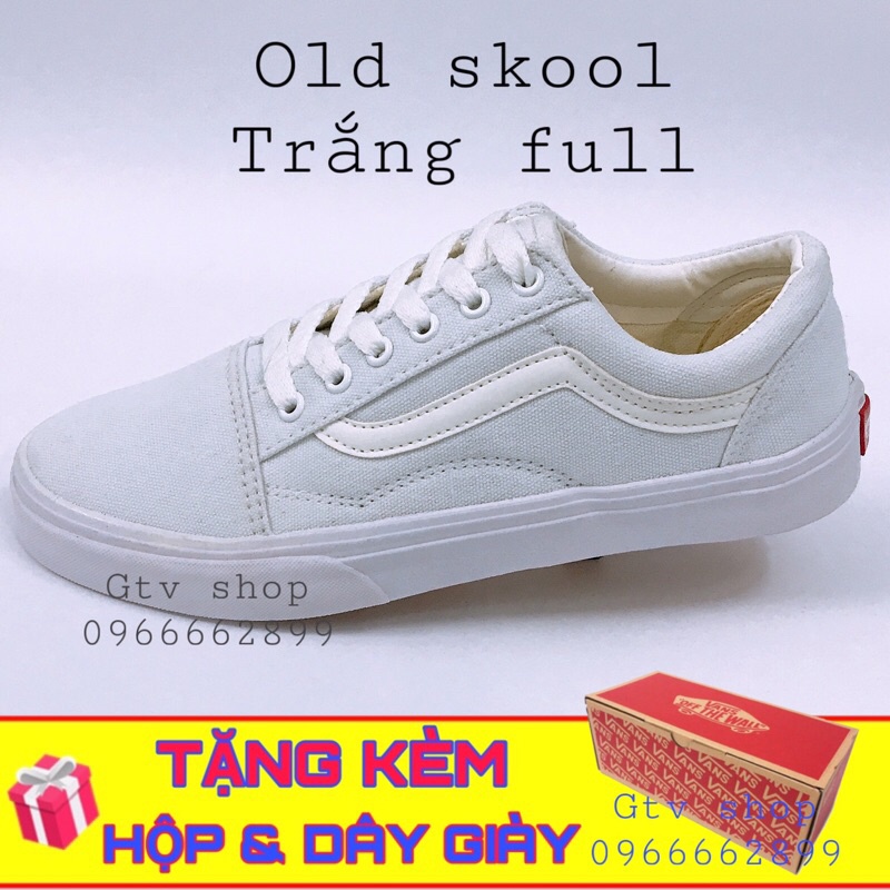 Full box - Full bill + Tặng 1 bộ dây lụa - Giày thể thao nam nữ V.Old năng động trẻ trung, size 36-43.    . | BigBuy360 - bigbuy360.vn