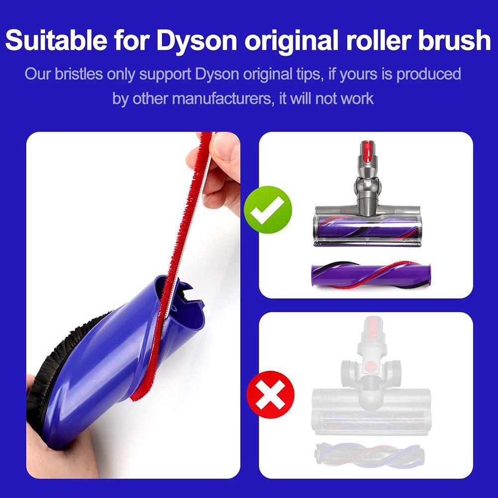 Miếng Dán Sàn Nhà Đầu Lăn Phủ Lông Mềm Mại Cho Dyson ZAIJIE24 V6 V7
