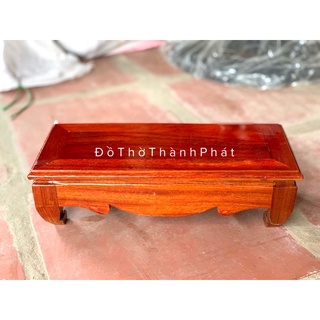 Đôn gỗ chữ nhật kỷ gỗ kê khung hình, kê tượng, chậu cây gỗ hương