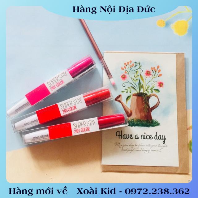 Son giữ màu 24h Maybelline super stay 24h của Đức