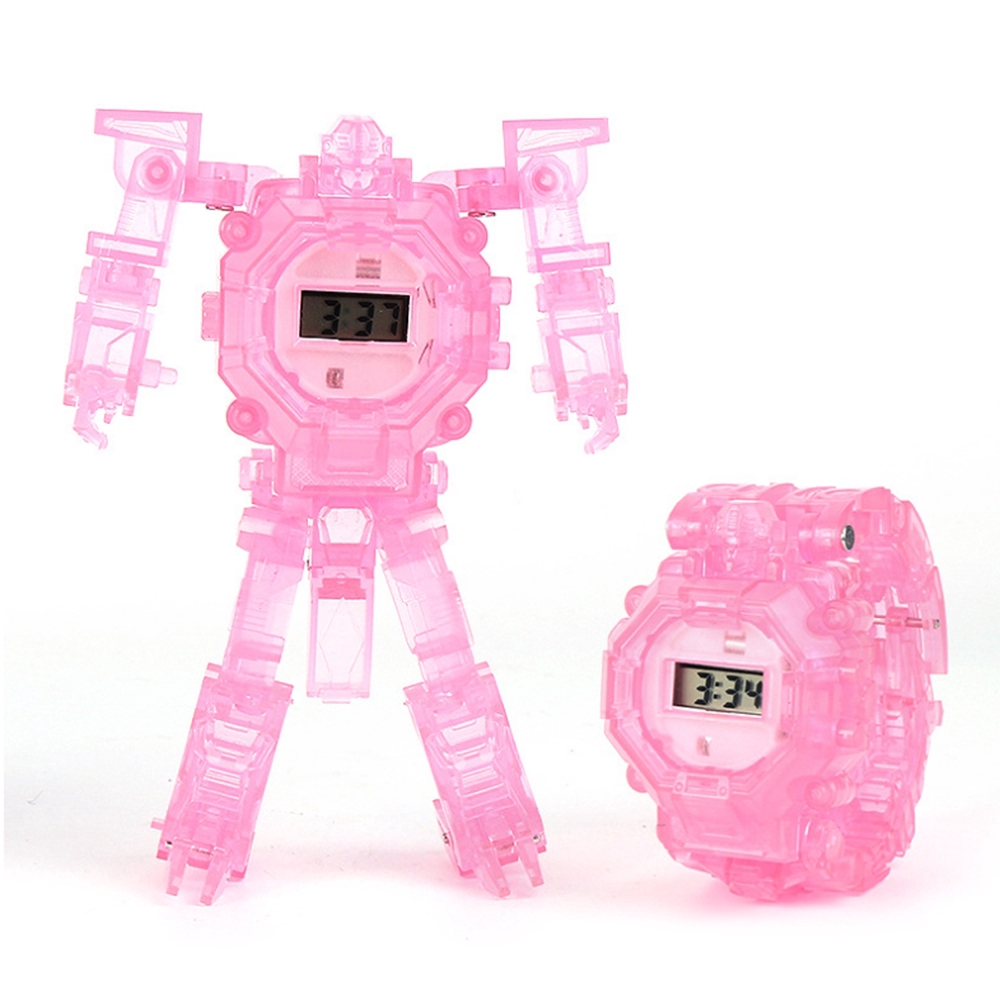 Đồng hồ mặt tròn hình robot biến hình | BigBuy360 - bigbuy360.vn