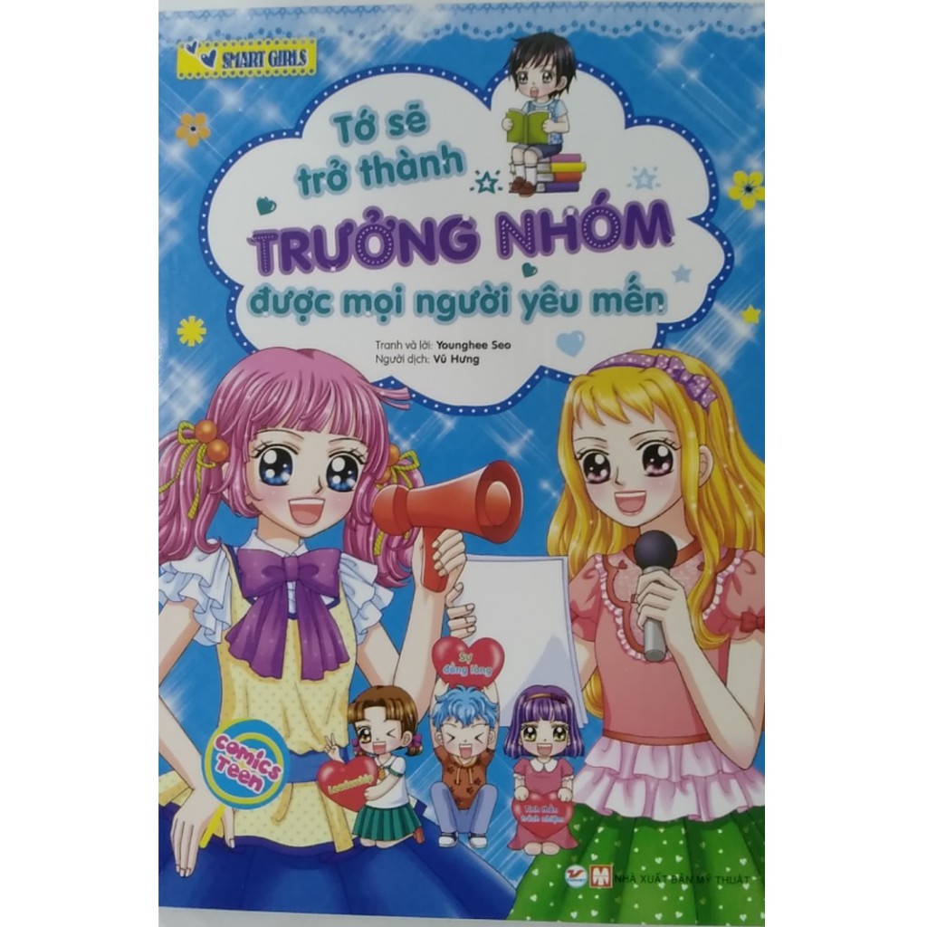 Sách - Smart Girls - Tớ Sẽ Trở Thành Trưởng Nhóm Được Mọi Người Yêu Mến