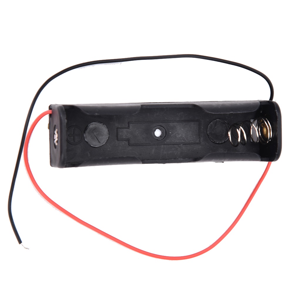 Vỏ đựng pin bằng nhựa phù hợp với 18650 3.7V có dây dẫn