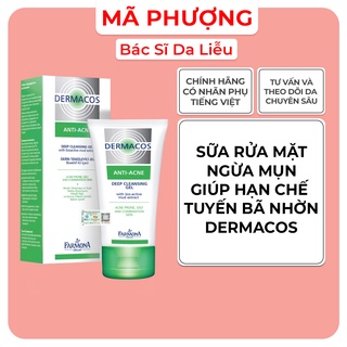 Sữa Rửa Mặt Ngừa Mụn Dermacos Farmona Anti Acne Deep Cleansing Gel - Bác sĩ Mã Phượng