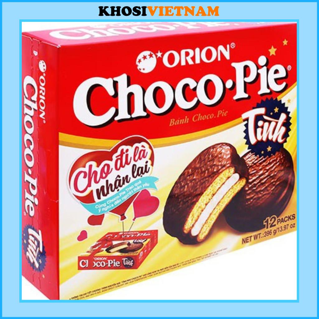 Hộp Bánh Chocopie Orion FREESHIP Bánh Chocopie hộp 12 cái