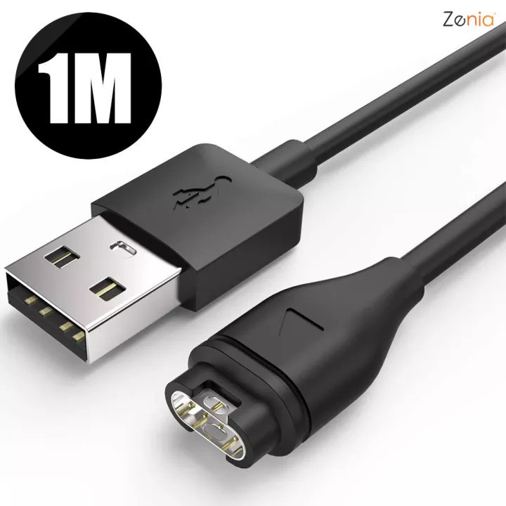 Cáp sạc USB cho đồng hồ Garmin Forerunner 745/945/935/245/45/45S Instinct Tactical/Tide/Solar Fenix 6S/6/6X