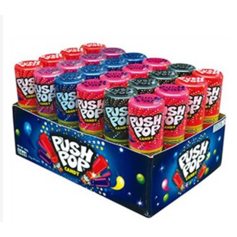 [Rẻ Vô Đối] Kẹo son Push Pop Mỹ 14gr(Stawberry,Watermelon,Raspberry,Cotton candy)