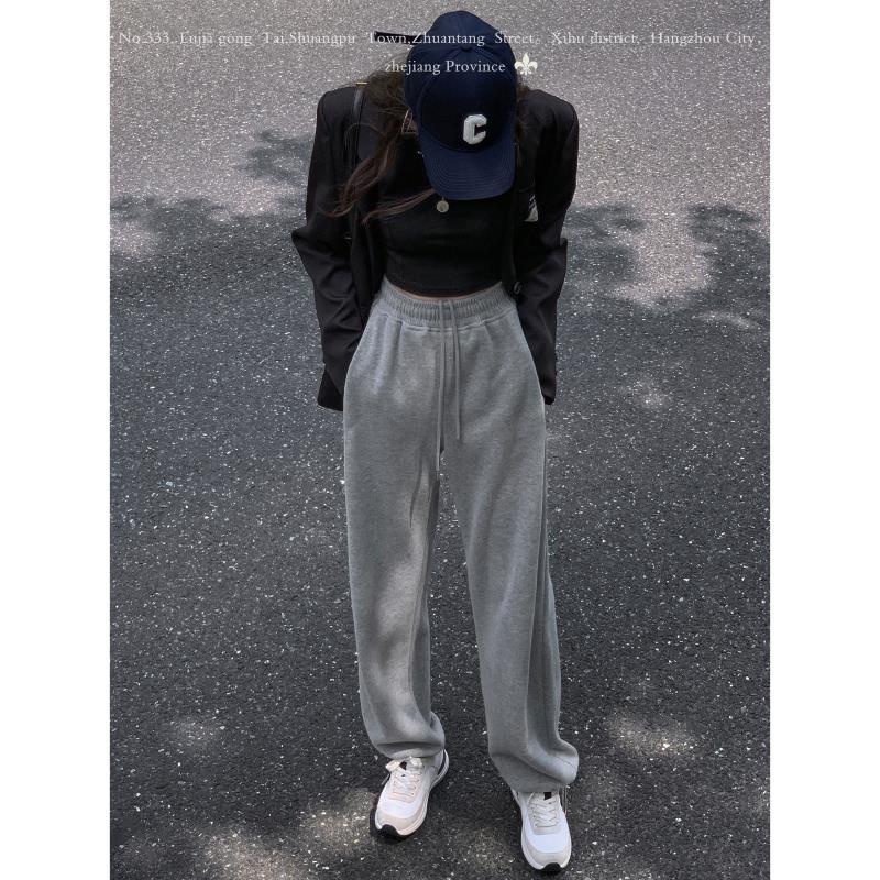 Quần legging lưngcao ống rộng kiểu dáng đơn giản thời trang