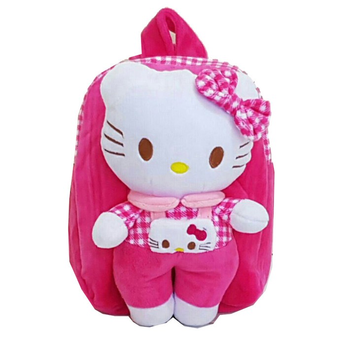 Ba Lô Đi Học Hình Mèo Hello Kitty Đáng Yêu Cho Bé Gái F-376 (shopee 2.2)