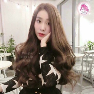 Nguyên đầu hai mái xoăn đuôi tặng lược chuyen dụg + lưới chùm đầu