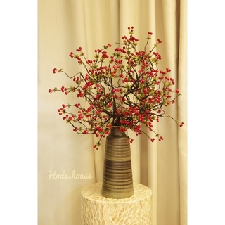 Cành cherry -Cắm điểm bình hoa mộc lan