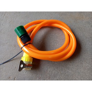 Bộ dây cấp hút nước đầu vào máy rửa xe cao áp, đầu hút dây rửa xe dài 2m