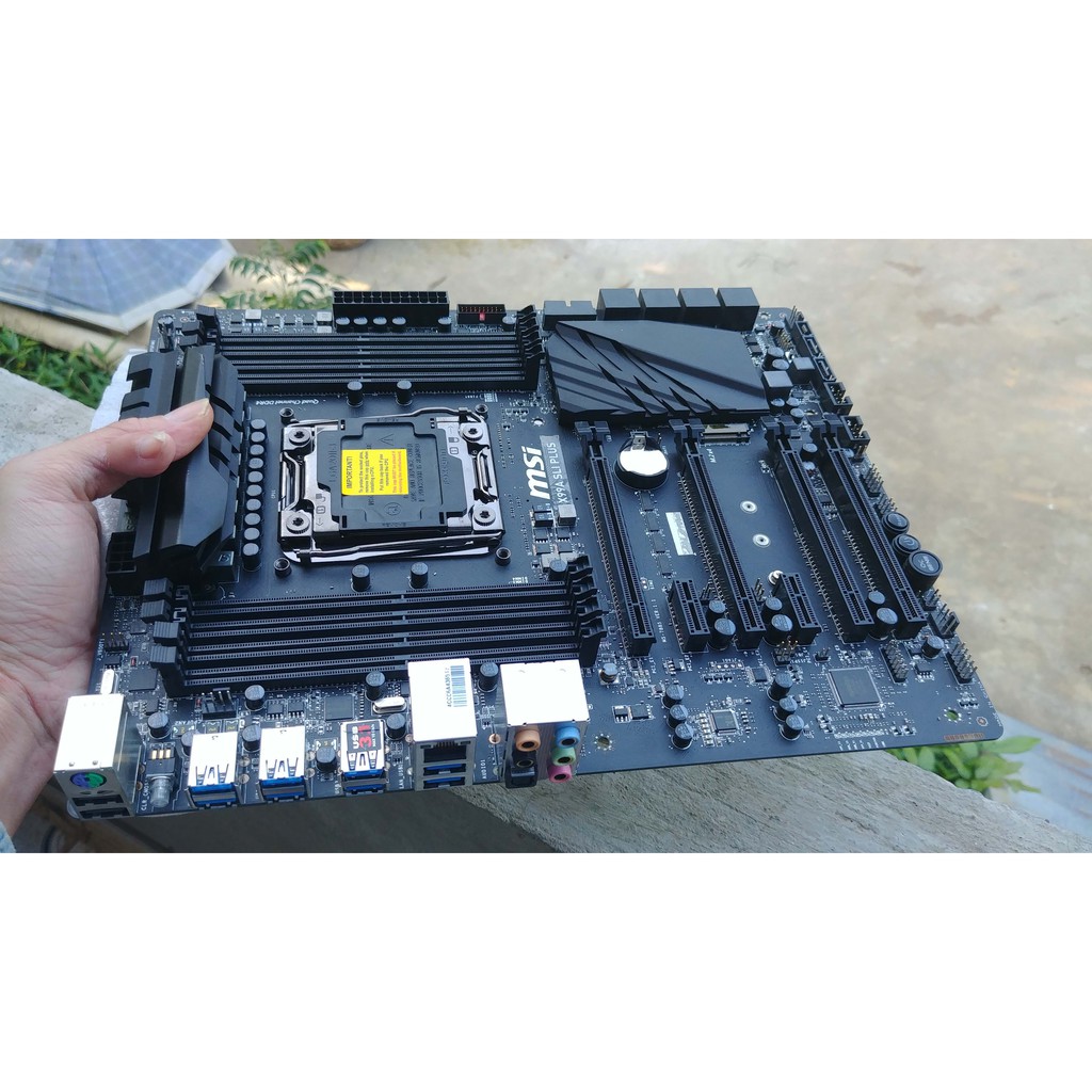 Mainboard MSI X99A SLI PLUS khủng chạy chip i7 và Xeon E5-26xx V3 V4