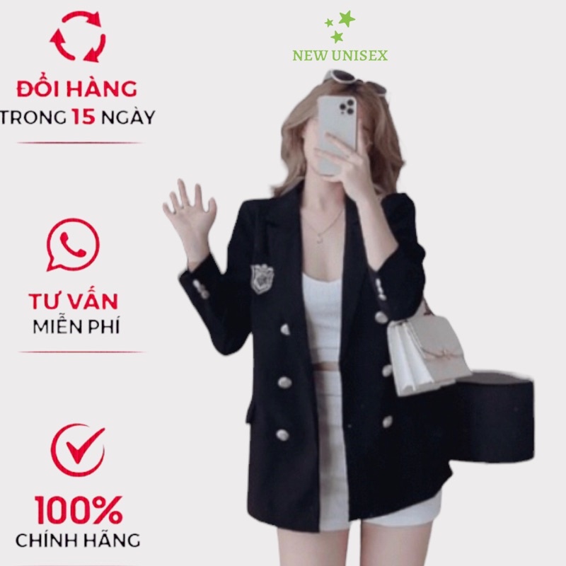 Sét Bộ 3 Món Áo Cổ Vest Cài Nút Dáng Ôm Kèm Quần Đùi Chất Tuyết Mưa Đẹp Co Giãn Tốt Mặc Siêu Xinh [NEW UNISEX]