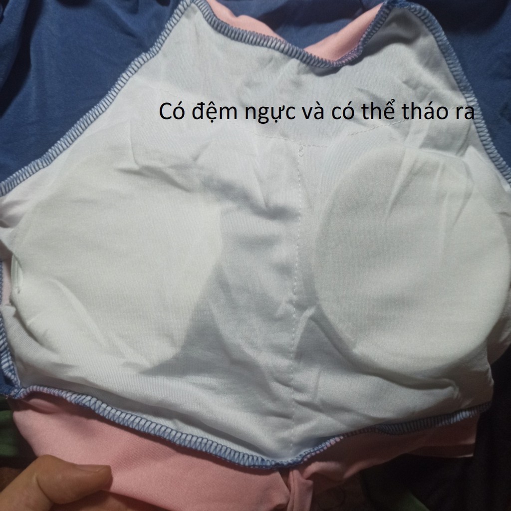 Bộ đồ bơi nữ bikini đi biển croptop cộc tay dáng váy kín đáo tôn dáng