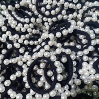 Bán sỉ 10 chun buộc tóc đính 16 hạt