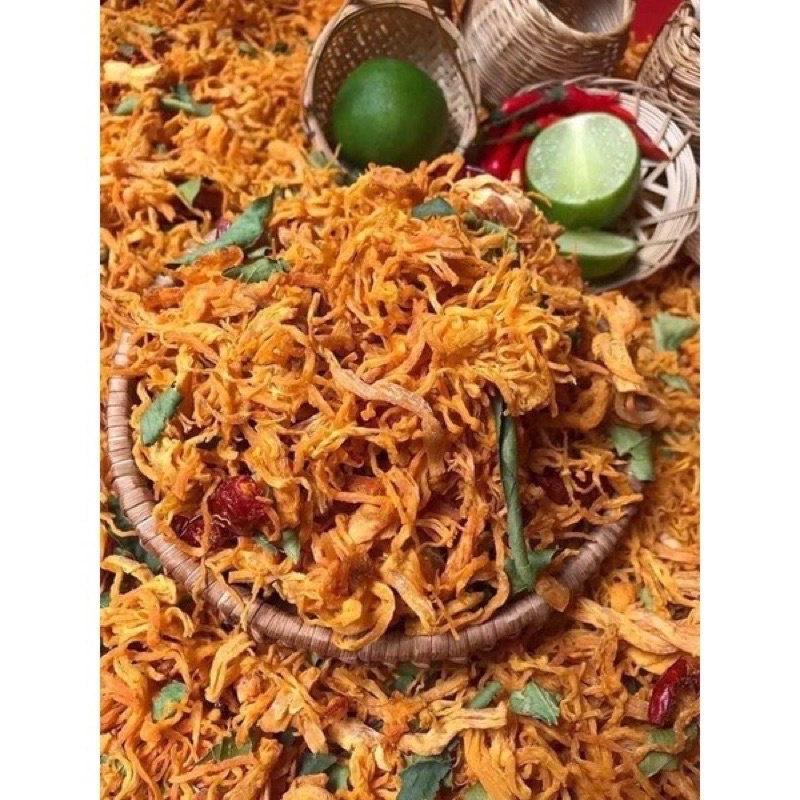 Khô gà lá chanh túi zip 500gr