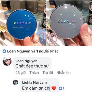 (Date mới) Phấn nước Cushion Klavuu High Coverage SPF50 PA++++ 15g