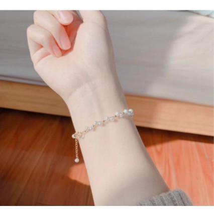 Vòng tay hạt trai xoắn 2 vòng xinh xắn cho nữ ( chiếc)