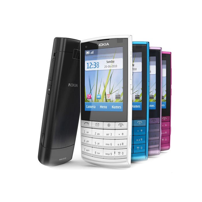 Điện thoại cảm ứng Nokia X3-02 (Chính Hãng - Main Zin - Tặng Pin Sạc)