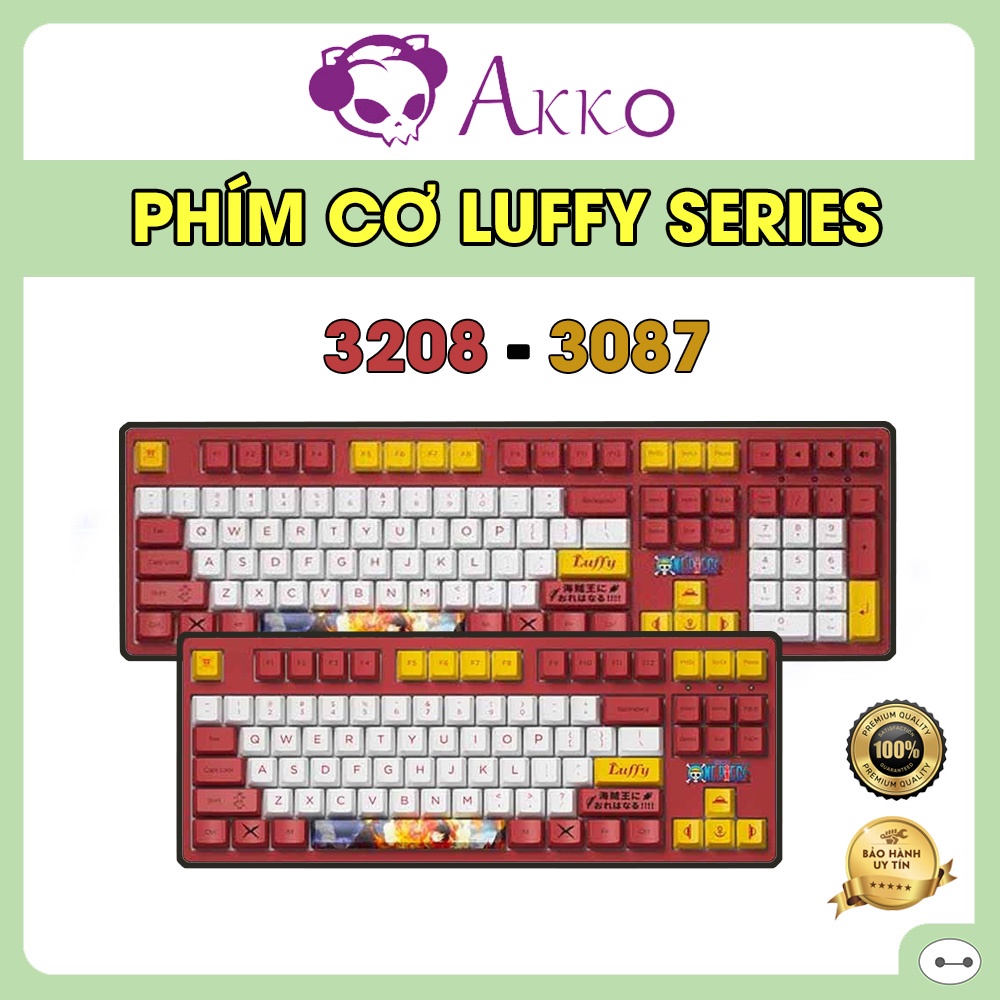 BÀN PHÍM CƠ AKKO LUFFY 3087/ 3108 (AKKO SW V2)