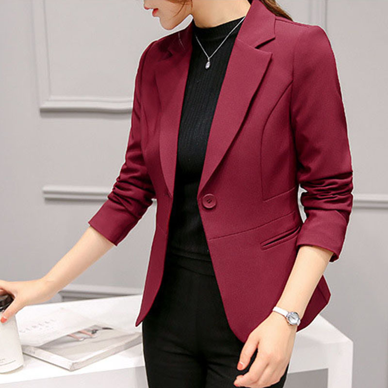 Áo Khoác Blazer Dáng Ôm Phong Cách Hàn Quốc Thời Trang Mùa Thu 2020 | BigBuy360 - bigbuy360.vn
