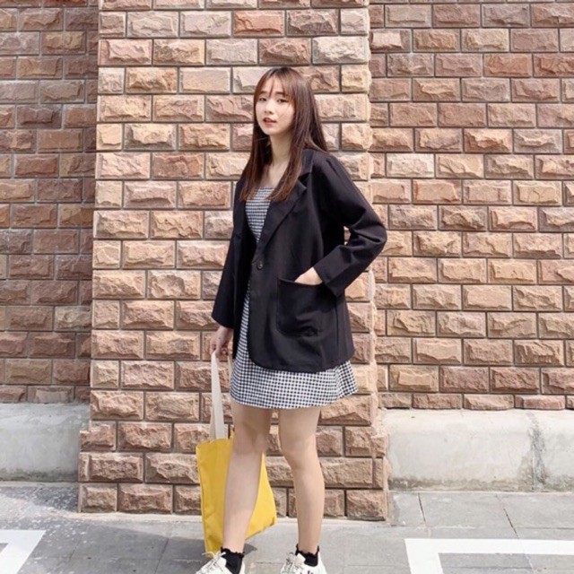 [Quà Tặng Dây Buộc Tóc Bạn Nhé] ÁO BLAZER TRƠN HÀN QUỐC [ CLIP- CÓ SẴN] | BigBuy360 - bigbuy360.vn