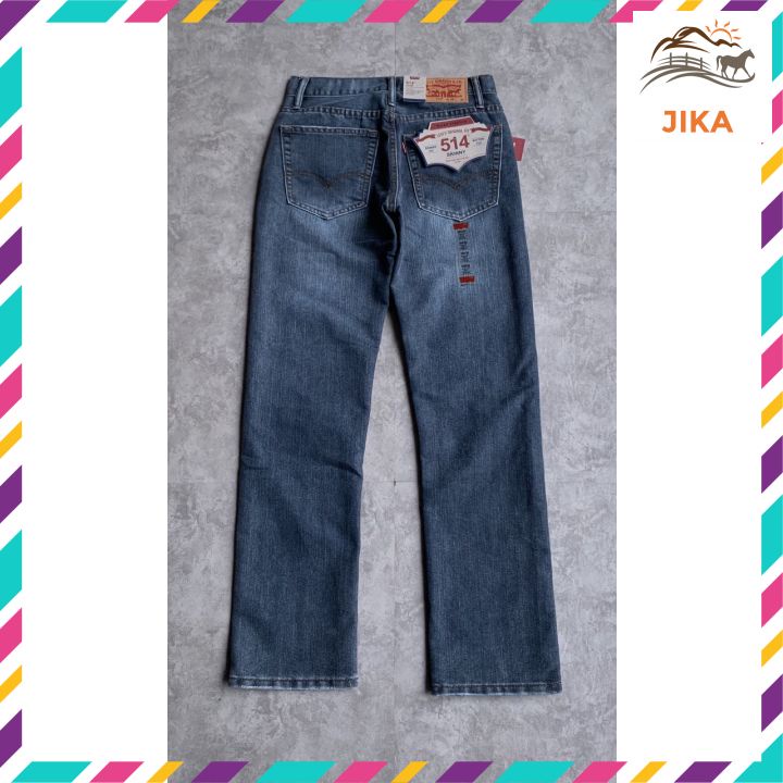 Quần Jeans nam ống suông cao cấp không phai màu JIKA STORE JK900