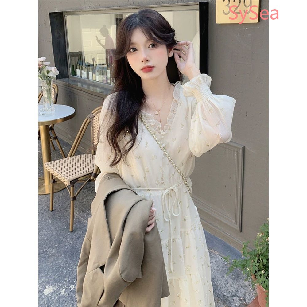 Đầm Maxi Vải Chiffon Hoạ Tiết Hoa Xinh Có Size Lớn Tiện Lợi