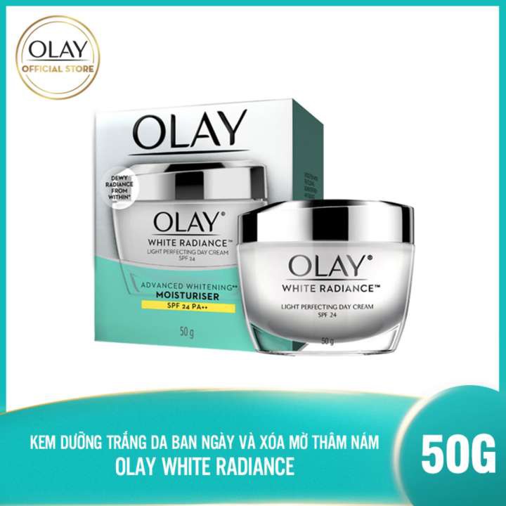 Kem Dưỡng Trắng Da Ban Ngày Olay White Radiance Light Perfecting Day Cream SPF24 50g