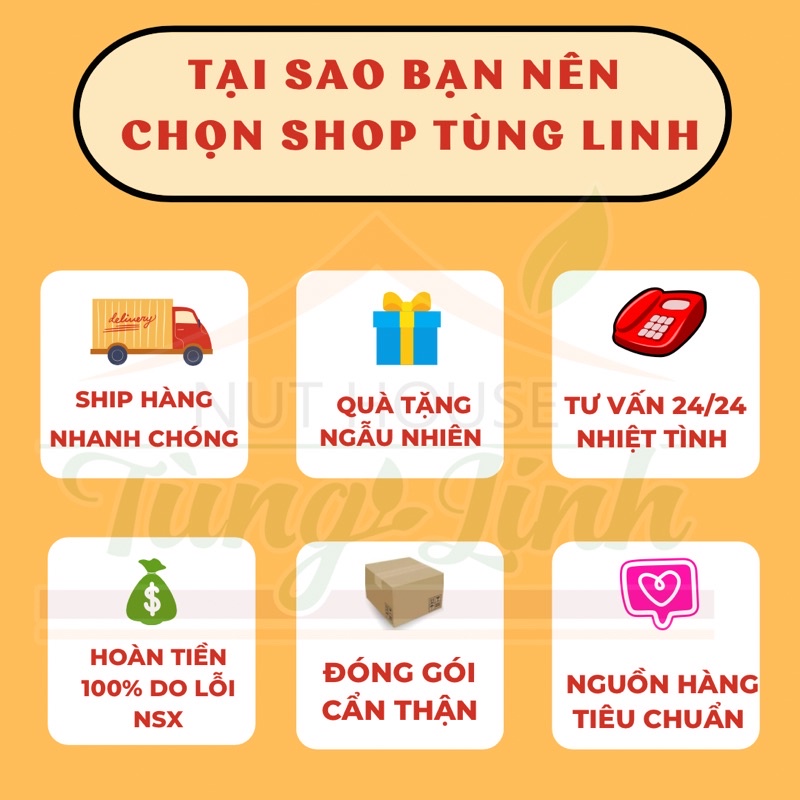 500GRAM NHO VÀNG ẤN ĐỘ SẤY - TÙNG LINH NUT HOUSE