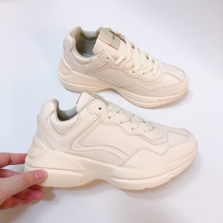 Giày thể thao chunky kem nam nữ
