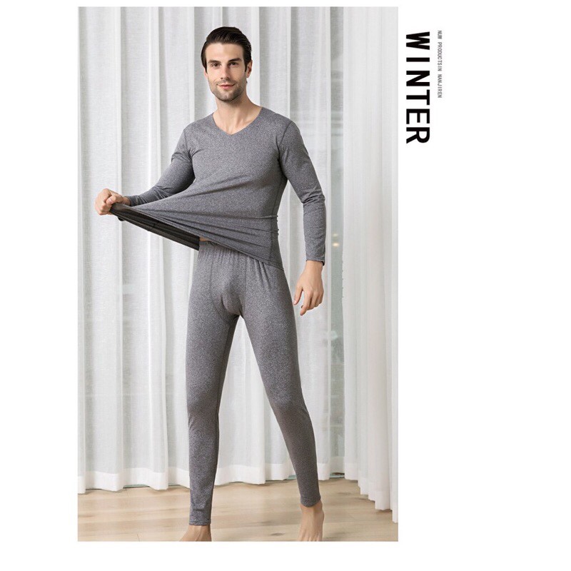 BỘ GIỮ NHIỆT NAM LÓT LÔNG LÓT NỈ SIÊU CO DÃN VÀ CỰC ẤM