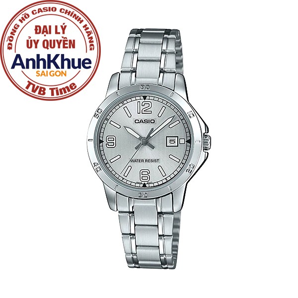 Đồng hồ nữ dây kim loại Casio chính hãng Anh Khuê LTP-V004D-7B2UDF (30mm)