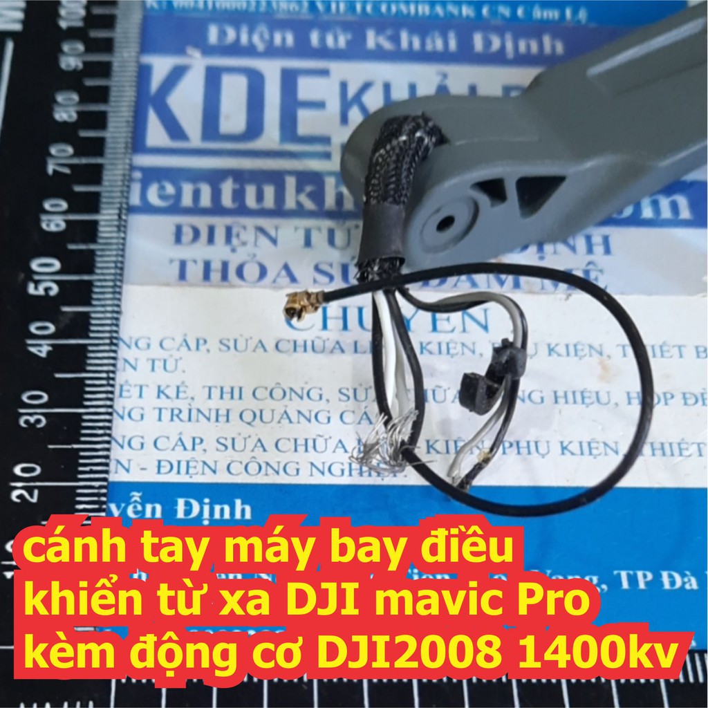 cánh tay máy bay điều khiển từ xa DJI mavic Pro kèm động cơ DJI2008 1400kv kde7330