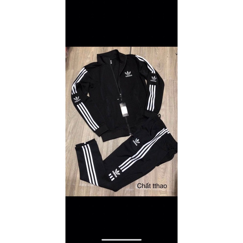 Bộ Quần Áo Thu Đông Kéo Khoá Nam