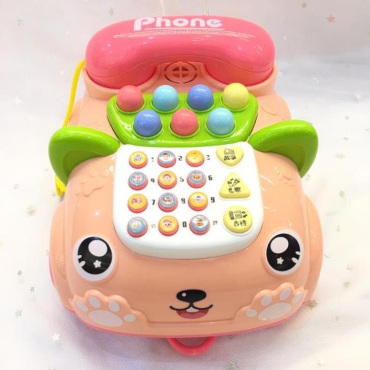 Hộp Xe Điện thoại Có Nhạc, Đọc Số Song Ngữ, Kể Chuyện Cho Bé😍😍😍