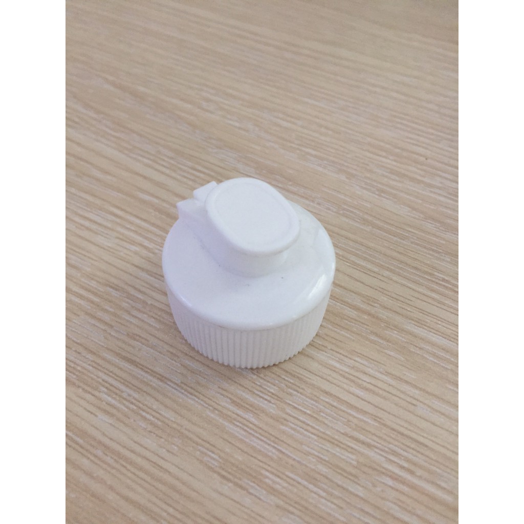 Nắp bật trắng fi 28 dùng cho chai PET 300ml và 500ml - combo 10 cái