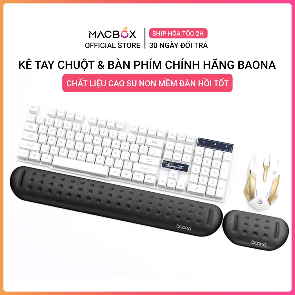 Kê tay bàn phím, chuột máy tính chống mỏi cổ tay Baona (Boona) BN-KETAY