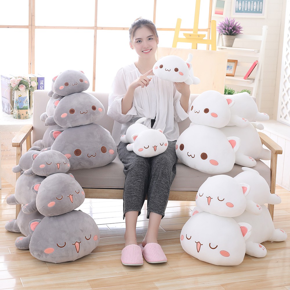 Gấu bông hình mèo ngộ nghĩnh phong cách Hàn Quốc
