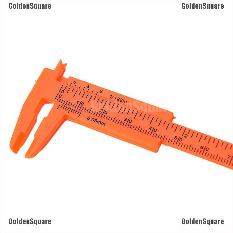 1 Thước Cặp Cơ Khí Mini 80mm Bằng Nhựa Mới