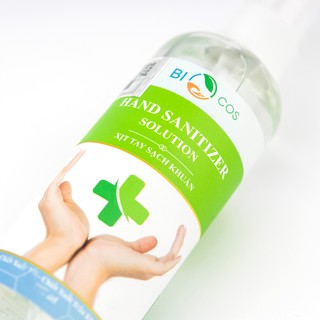 Xịt tay sạch khuẩn hand sanitizer solution biocos 100ml - chiết xuất tỏi - ảnh sản phẩm 9