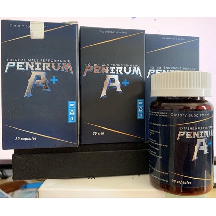 Penirum A+ Viên Uống Tăng Cường Sinh Lý Cực Mạnh Dành Cho Quý Ông Thần Tốc CHE TÊN KHI GIAO HÀNG