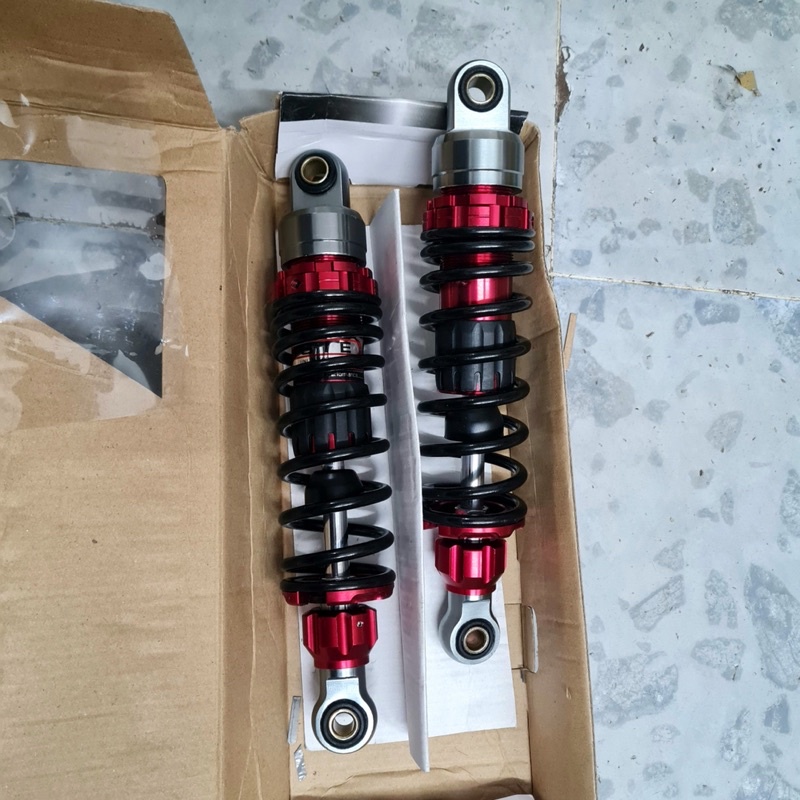Phuộc sau Ohlins xe số Dream Wave Sirius Taurus Cub 280-330mm