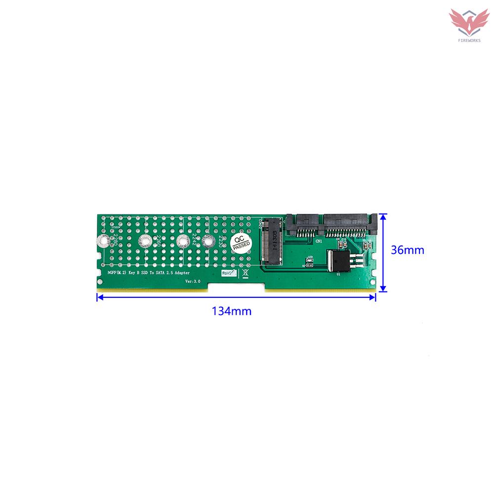 Bảng Mạch Chuyển Đổi Fir M.2 Ngff B-Key Ssd Sang Sata Ddr Hỗ Trợ Thẻ Nhớ 2230 2242 2260 2280 M2 Ssd