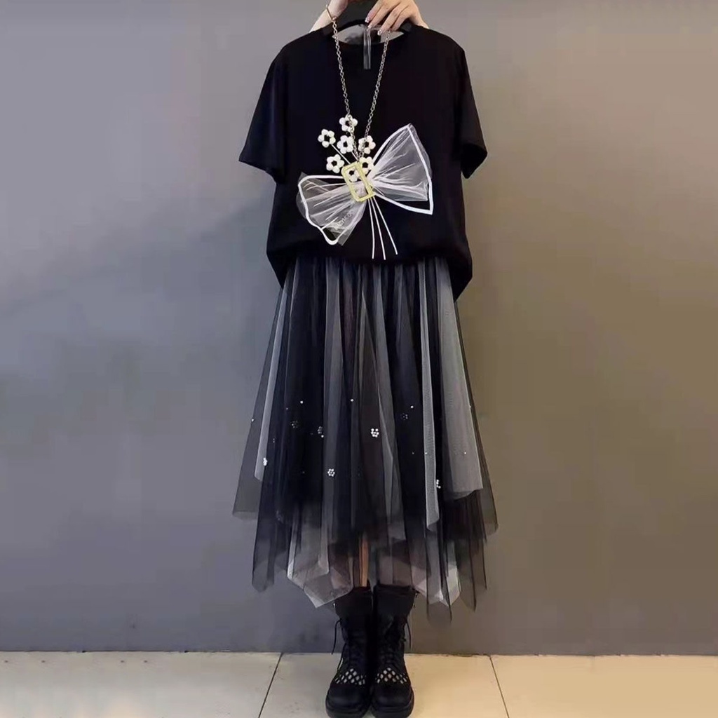 Áo/Chân váy/Set áo chân váy thời trang hè có size lớn cho nữ