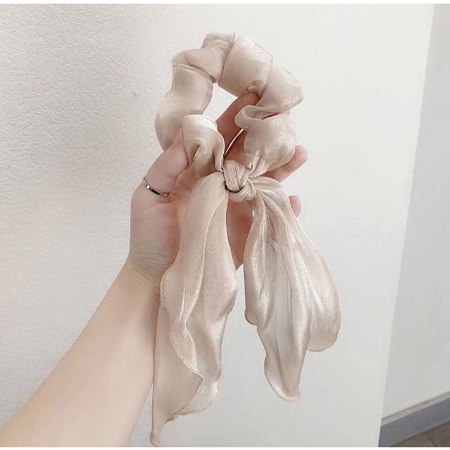 [Ảnh thật] Dây buộc tóc thắt nơ tiểu thư xinh xắn Dây buộc tóc cho nữ chất liệu voan cao cấp N3000 -Như Trang Plaza