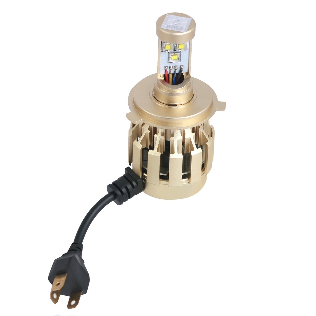 Đèn Led Fa-cos H4 (sơn vàng - 6000k)