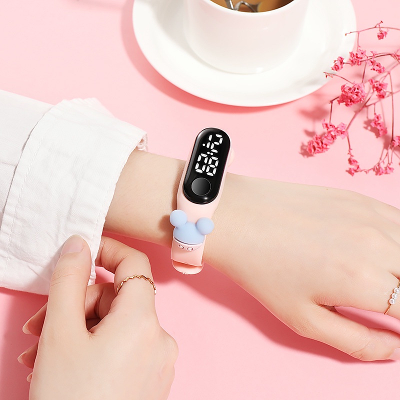 Đồng hồ cho bé trai gái màn hình LED - đồng hồ bé trai gái điện tử đeo tay